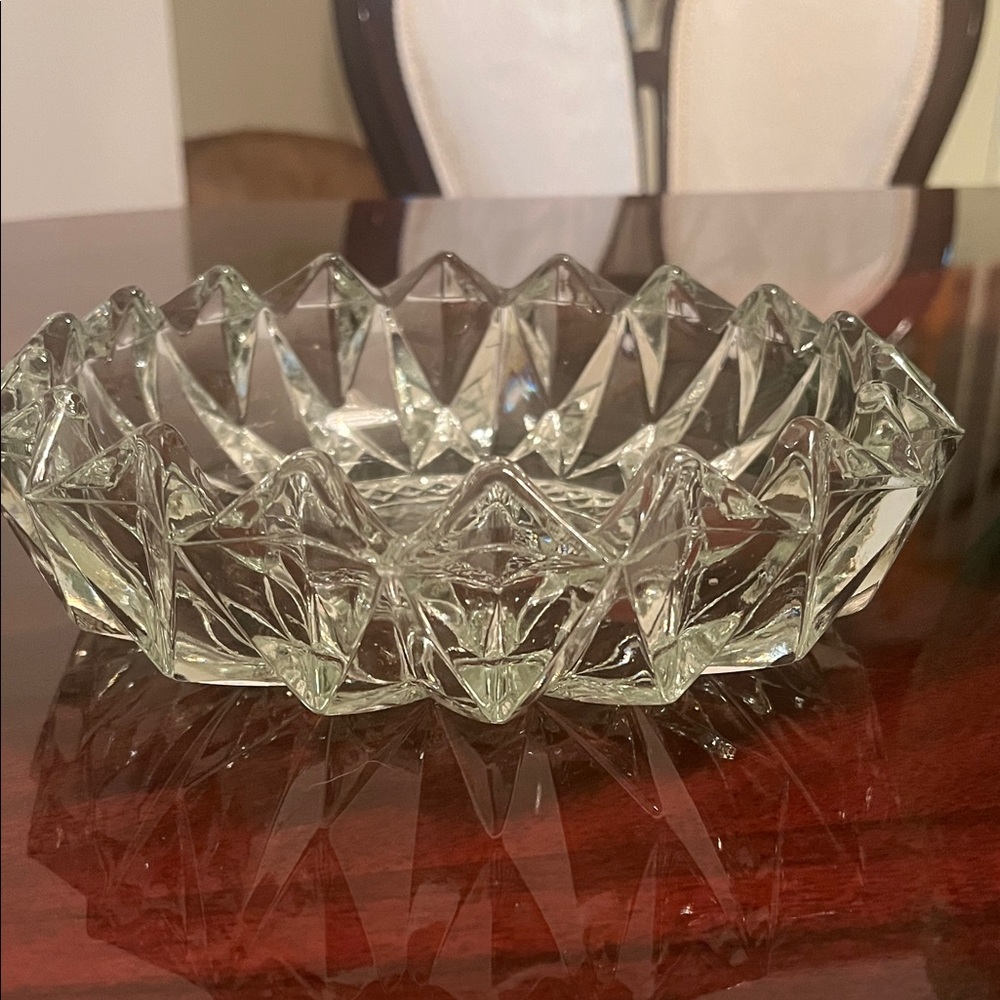 Elegant Clear Glass Bowl